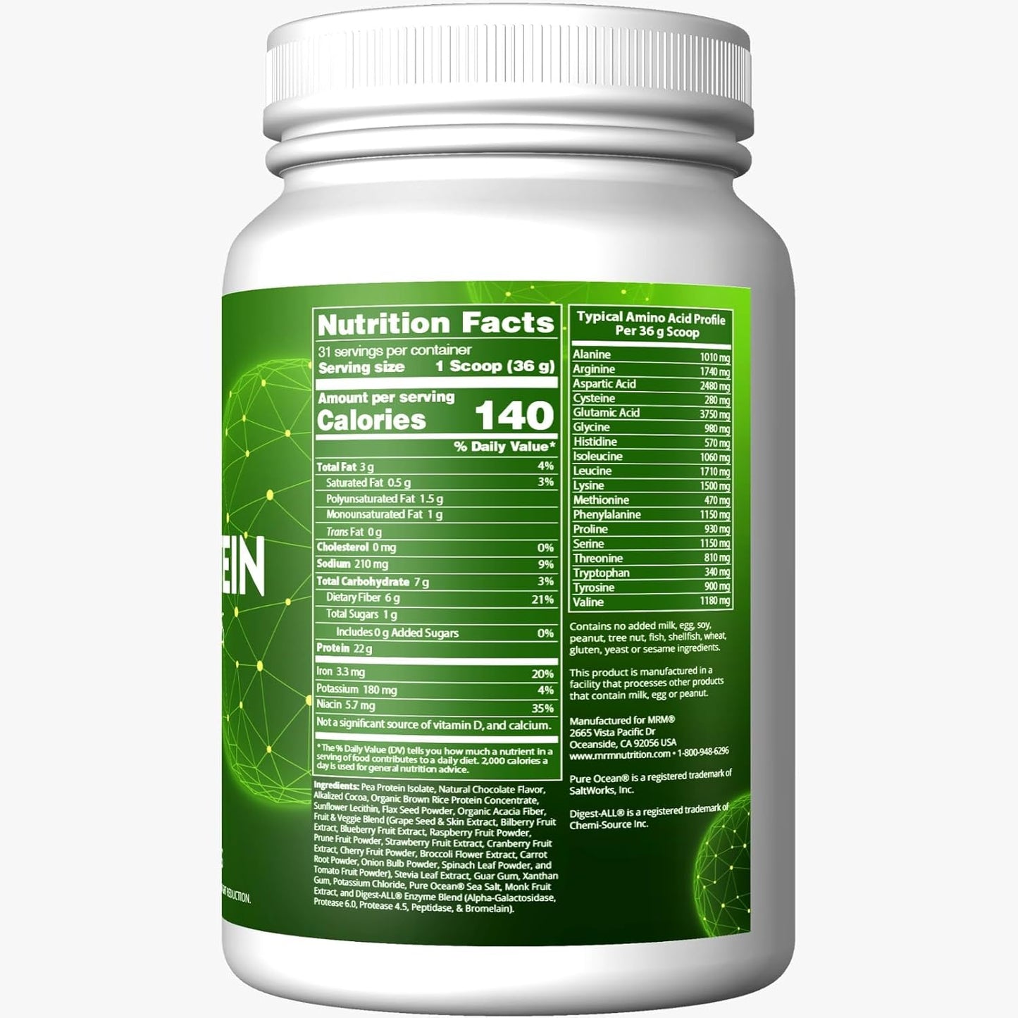 non-gmo-chocolate-vegan-protein-powder---gluten-free-preservative-free-plant-based-protein-source-for-vegans---25-lbs-2