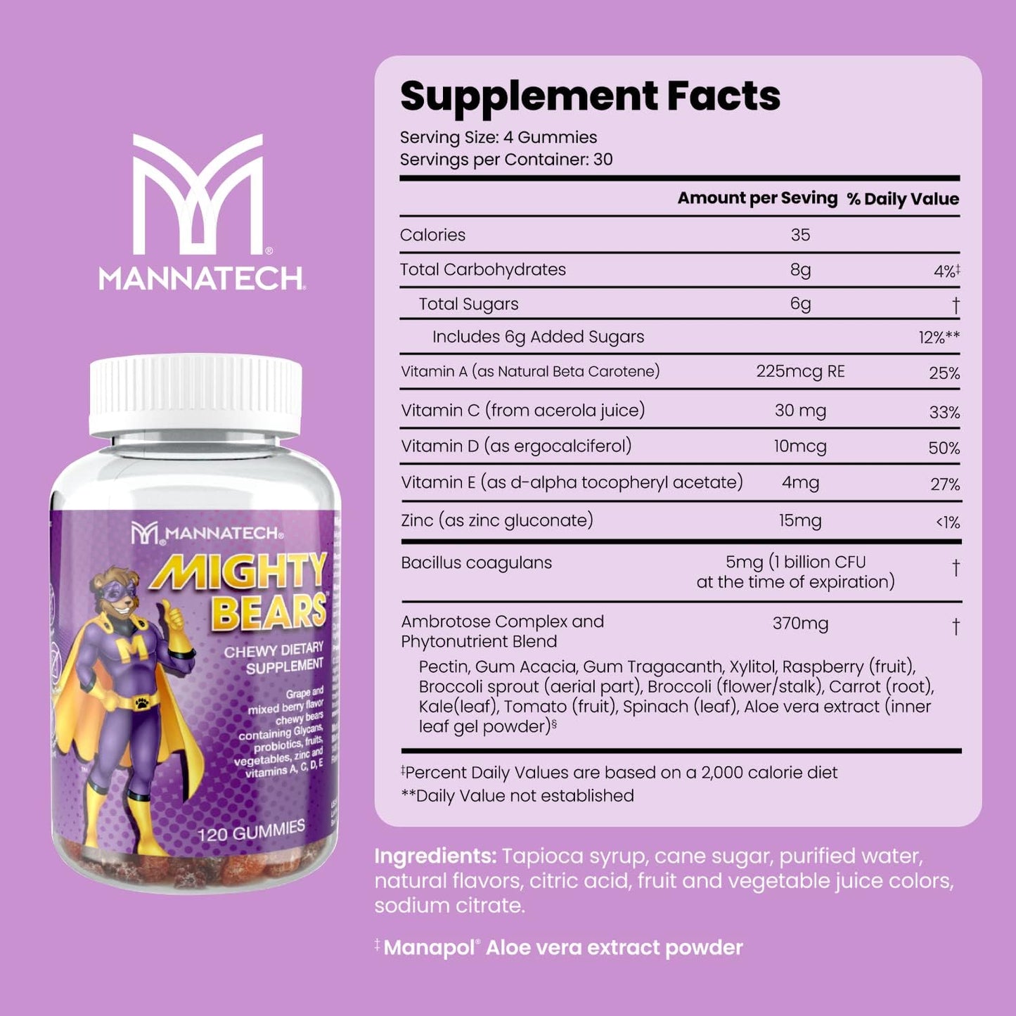 mannatech-mannabears-gummy-bears---120-gummies-with-manapol-powder-aloe-vera-extract---nutritious-healthy-candy-for-kids-adults-2