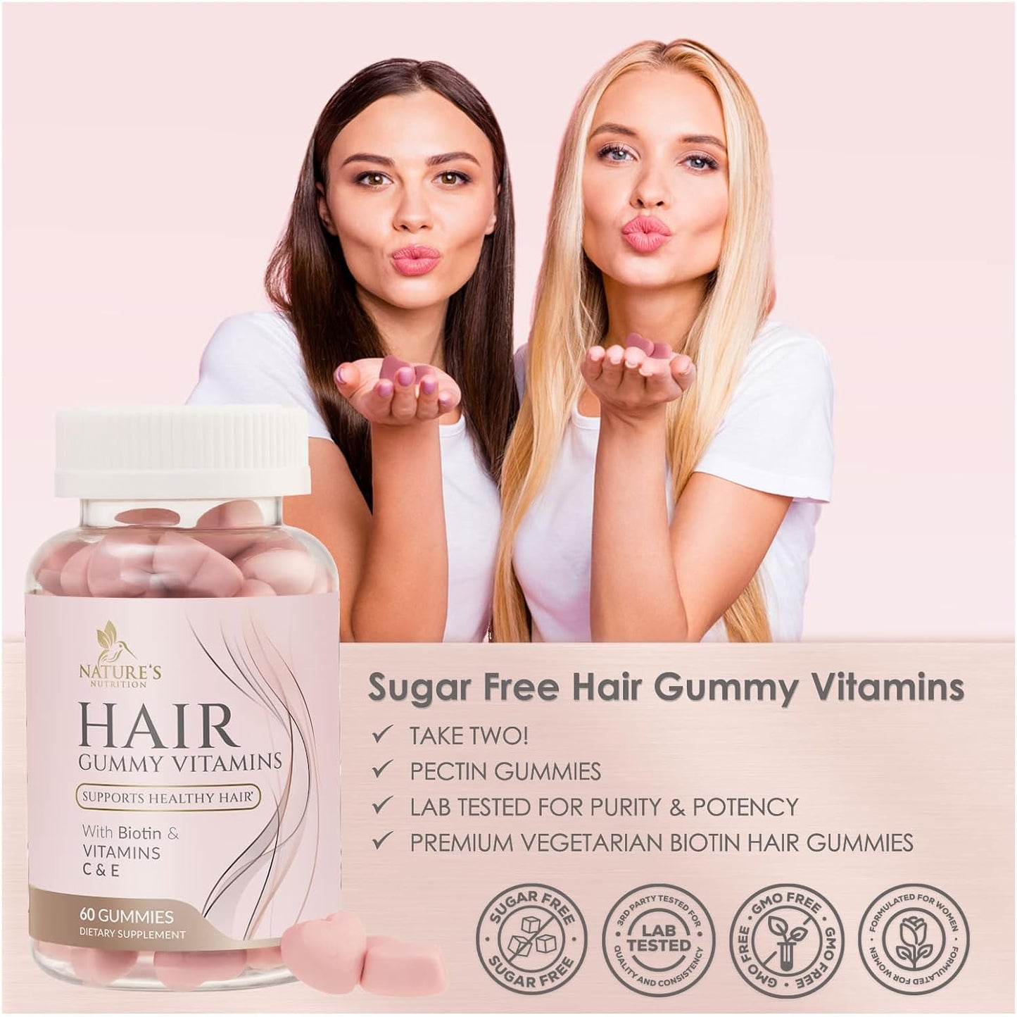 sugar-free-hair-vitamins-gummies-with-biotin-5000-mcg-for-strong-beautiful-hair-and-nails---vegetarian-friendly---60-gummies-5