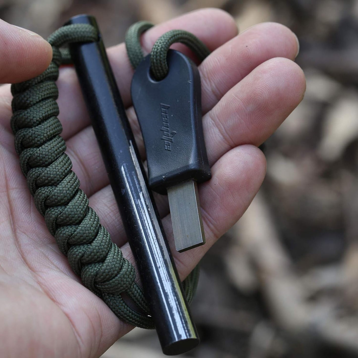 bayite-4-inch-survival-flint-fire-starter-ferro-rod-kit-with-3-striker-pro-hss-strikers---outdoor-emergency-tool-pack-3