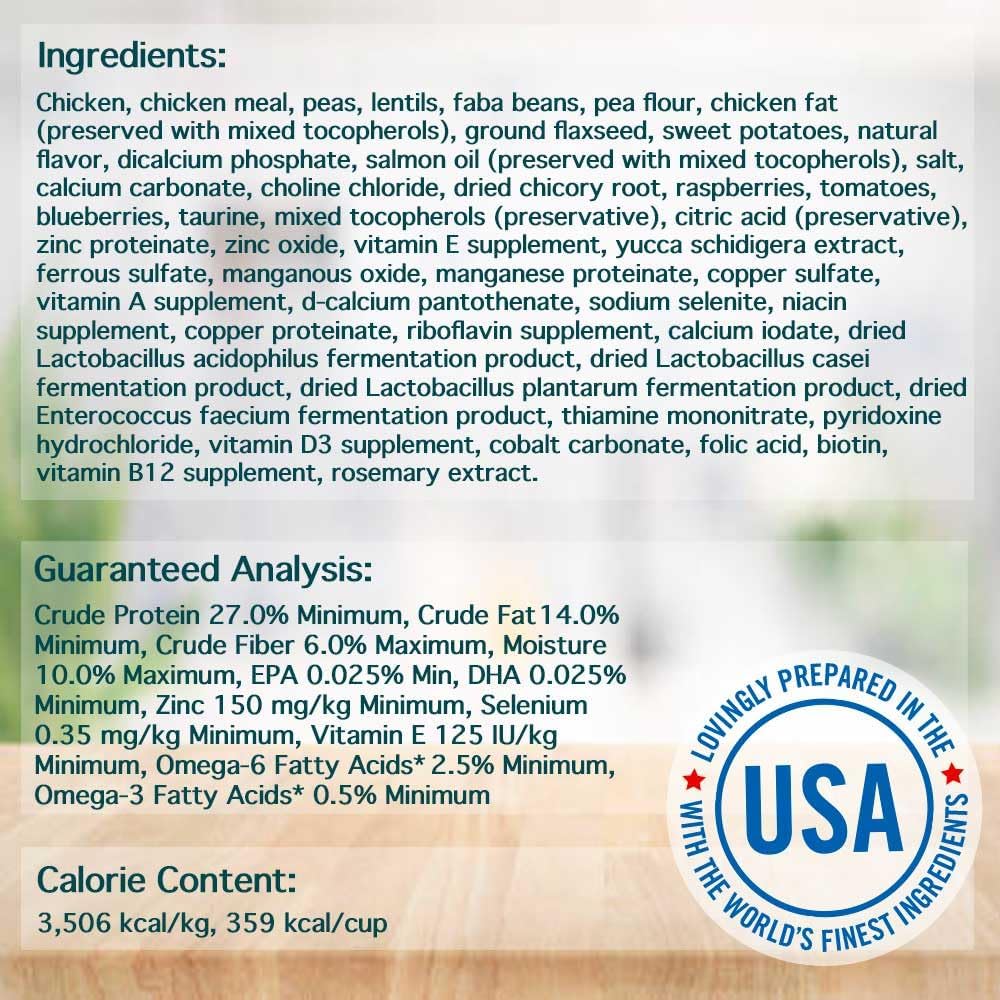 grain-free-chicken-pea-sweet-potato-dry-dog-food---real-ingredients-no-artificial-flavors---all-life-stages---25-lb-bag-5