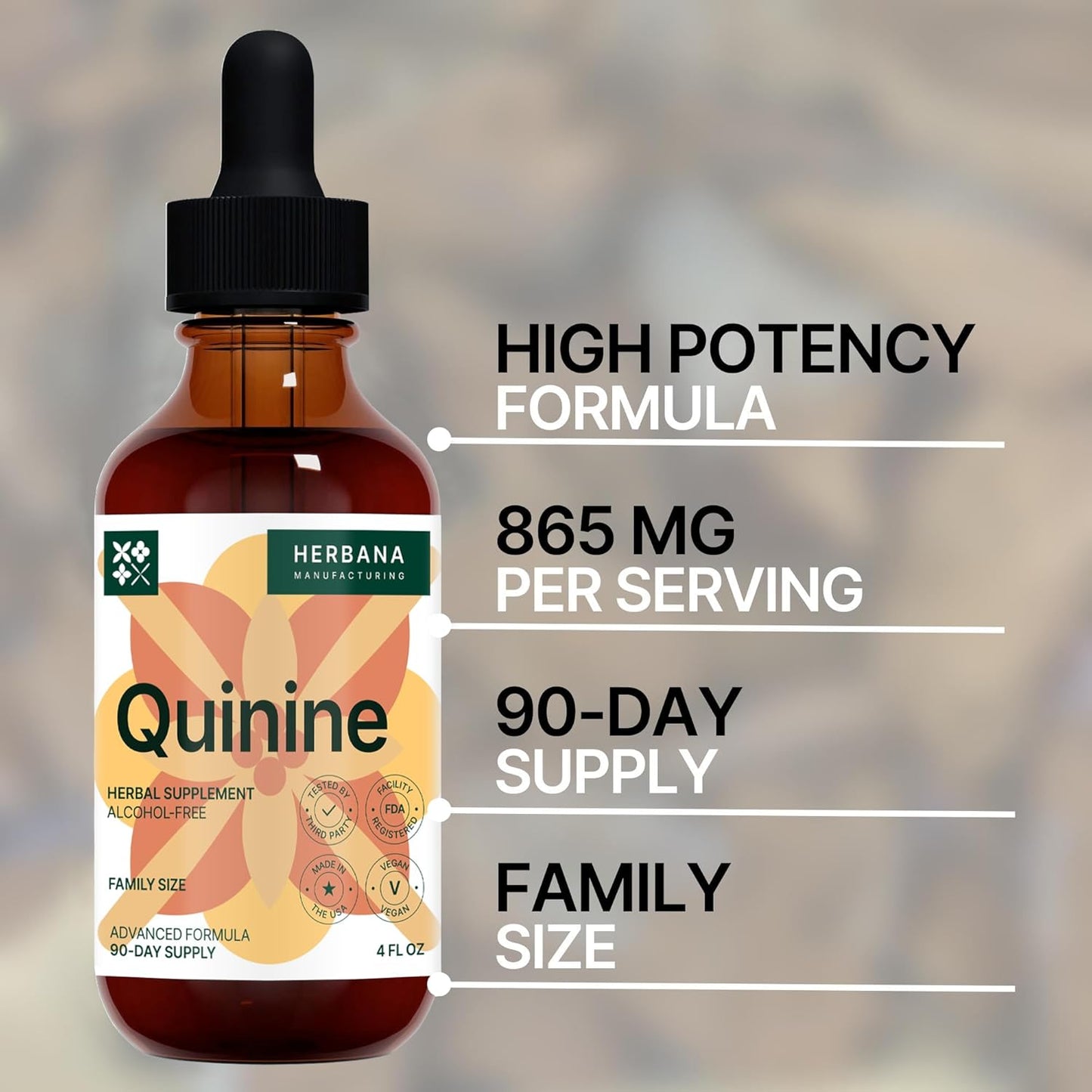 4-fl-oz-quinine-liquid-extract-for-digestive-health-support---natural-cinchona-officinalis-bark-tincture---cramp-defense-supplement---high-potency---90-day-supply-3