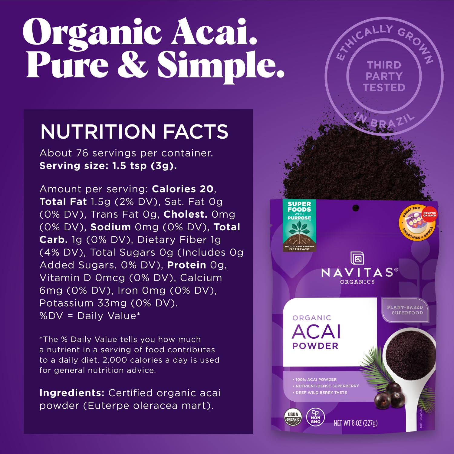 navitas-organics-acai-powder-8-oz-bag---76-servings-organic-non-gmo-freeze-dried-gluten-free-supplement-2