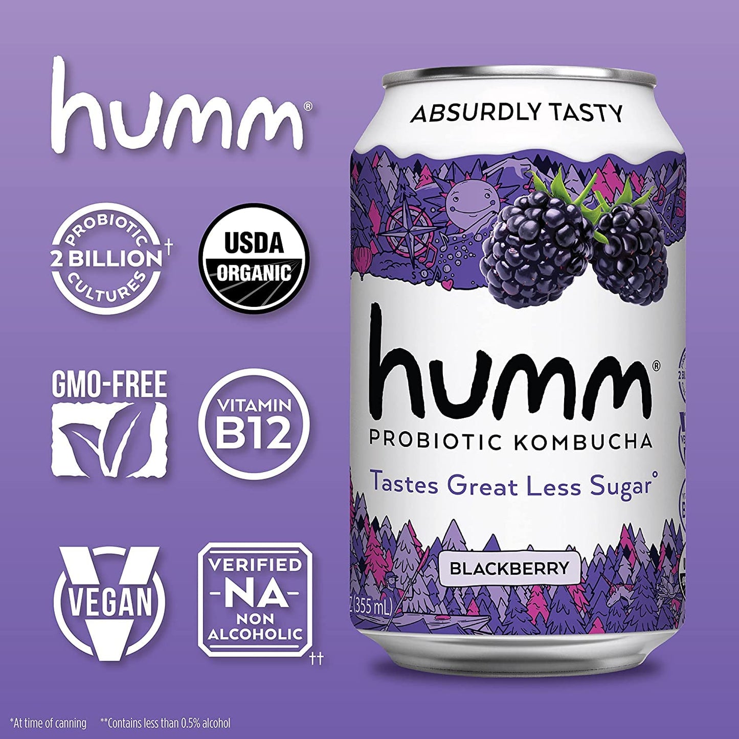 humm-kombucha-paradise-variety-12-pack-with-2-billion-probiotics-for-gut-health---includes-blackberry-coconut-lime-and-pomegranate-lemonade-flavors-5