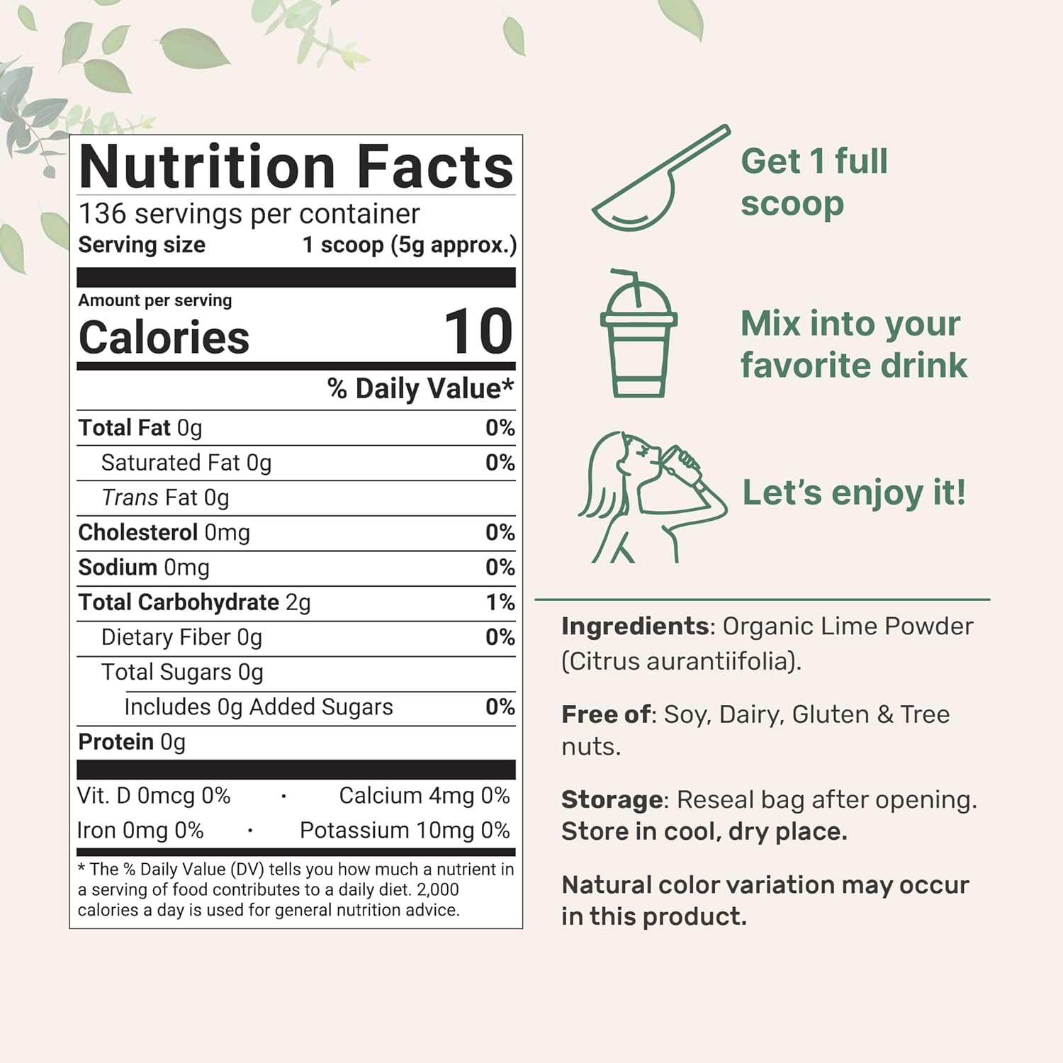 organic-lime-powder---15lbs-of-100-natural-freeze-dried-fruit-powder---no-sugar-or-additives---ideal-for-drinks-smoothies-beverages---non-gmo-vegan-friendly-2