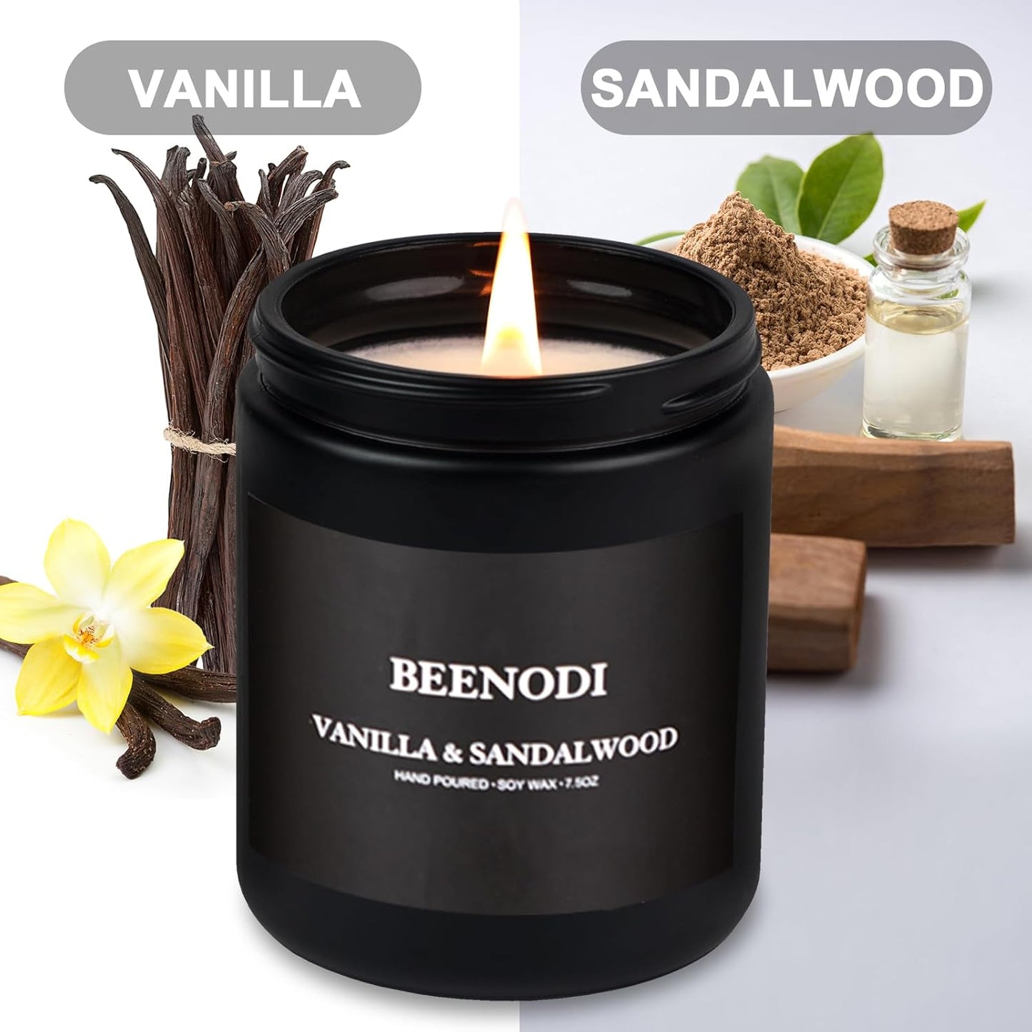 beenodi-2-pack-large-scented-candles-for-men---lavender-eucalyptus-vanilla-sandalwood---stress-relief-gift---75-oz-each---home-fragrance-candle-set-3