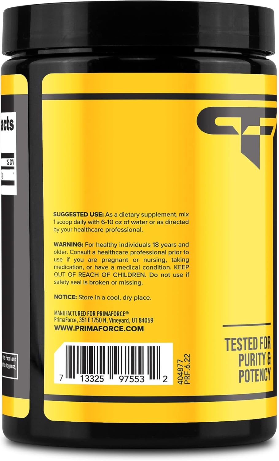 300 Grams Primaforce D-Aspartic Acid Powder - 100 Servings, Unflavored, Vegetarian, Non-GMO Supplement - Espot.com.au