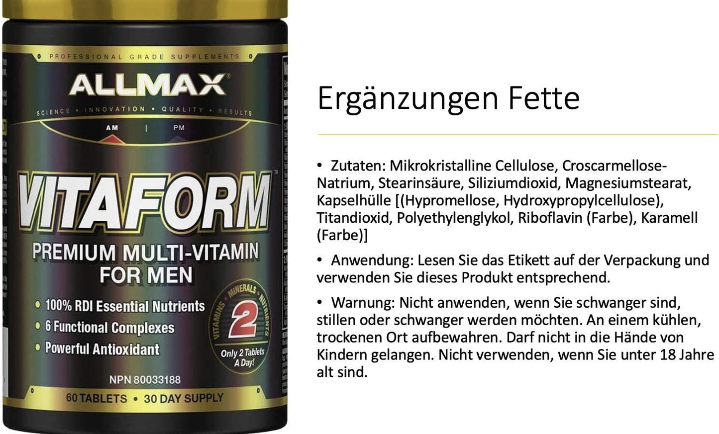 allmax-vitaform-mens-premium-multivitamin---60-tablets-six-complexes-vitamin-c-d3-zinc---30-servings-4
