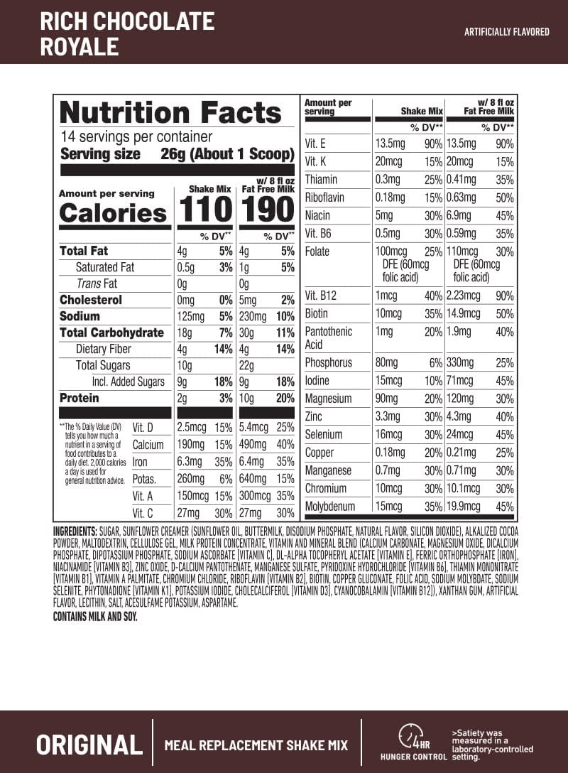 slimfast-rich-chocolate-royale-meal-replacement-shake-mix---14-servings-10g-protein-weight-loss-powder---packaging-may-vary-4