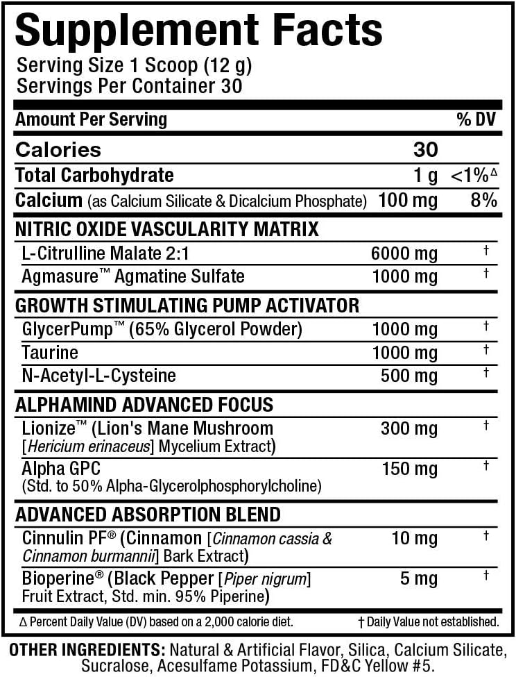 allmax-impact-pump-blue-raspberry-pre-workout-formula-360g---citrulline-malate-lions-mane---boost-pumps-mind-muscle-connection---stim-free---30-servings-6