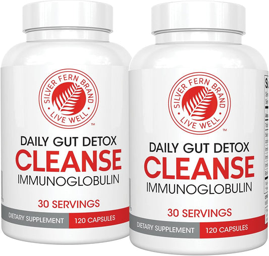 2-bottle-silver-fern-cleanse-daily-gut-detox-with-240-capsules-60-day-supply-supports-digestive-immune-system-with-immunoglobulins-g-a-m-ideal-for-detoxification-postbiotic-support-1