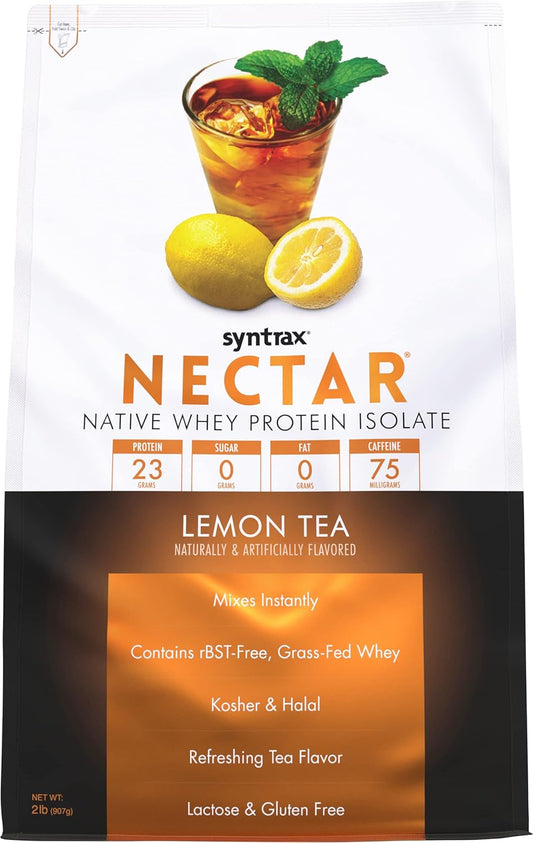 syntrax-nutrition-nectar-lemon-tea-whey-isolate-protein-powder---100-fruit-flavor---2-lbs-1