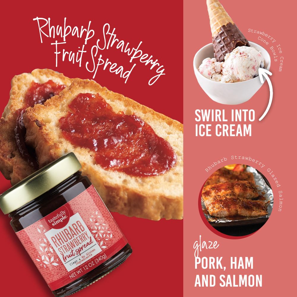 delicious-rhubarb-strawberry-fruit-spread---12-ounce-jar-for-toast-pastries-and-more-3