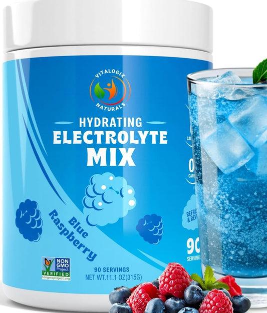 large-blue-raspberry-electrolyte-drink-mix-powder---vitalogix-naturals-replenisher-with-electrolytes-trace-minerals-keto-vegan-non-gmo-sugar-free-formula-for-daily-hydration-1