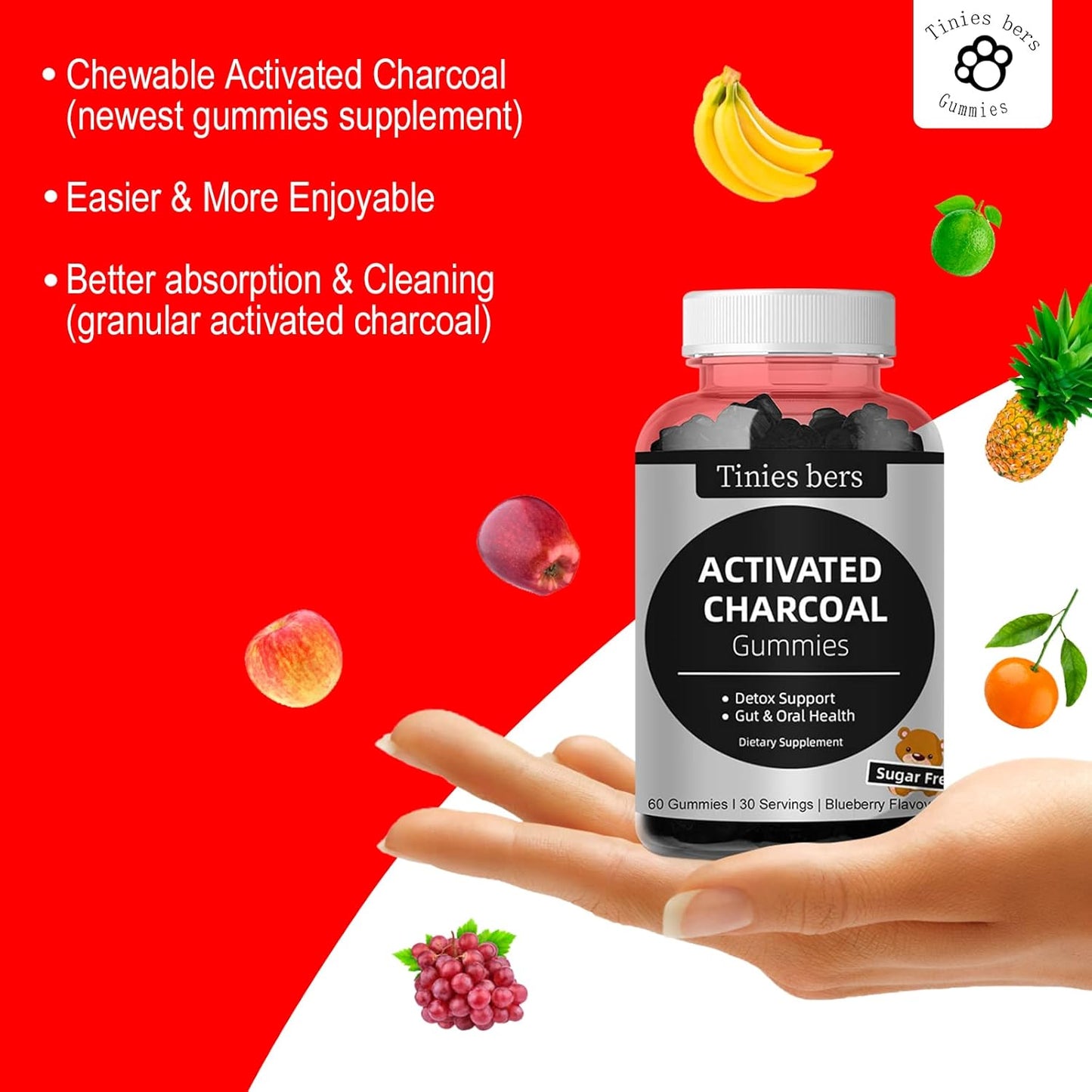 activated-charcoal-gummies-sugar-free---400mg-supplements-for-detox-gut-oral-health---gas-relief---coconut-derived---gluten-free-non-gmo-vegan---pectin---60-count-7