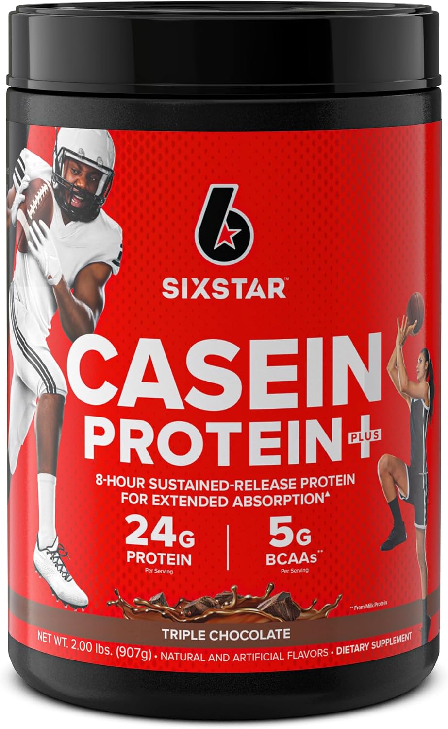 six-star-elite-series-whey-casein-protein-powder-bundle---100-vanilla-cream-whey-slow-digesting-casein-protein---18lbs-5