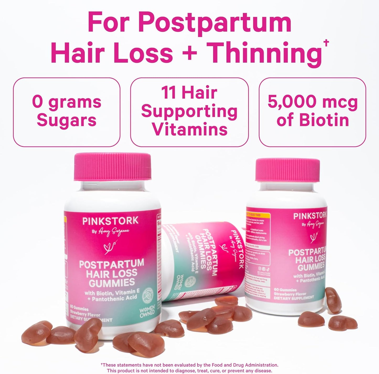 postpartum-hair-loss-gummies-with-biotin-vitamin-e-pantothenic-acid-b6-b12---supports-hair-skin-and-nails---essential-for-new-moms---60-gummy-vitamins-2