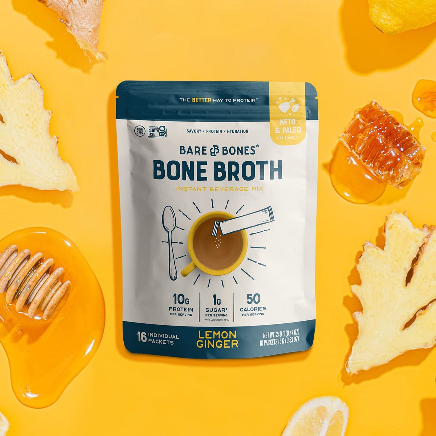 lemon-ginger-bone-broth-packets---pack-of-16-15g-sticks-10g-protein---instant-powdered-mix-keto-paleo-friendly-3
