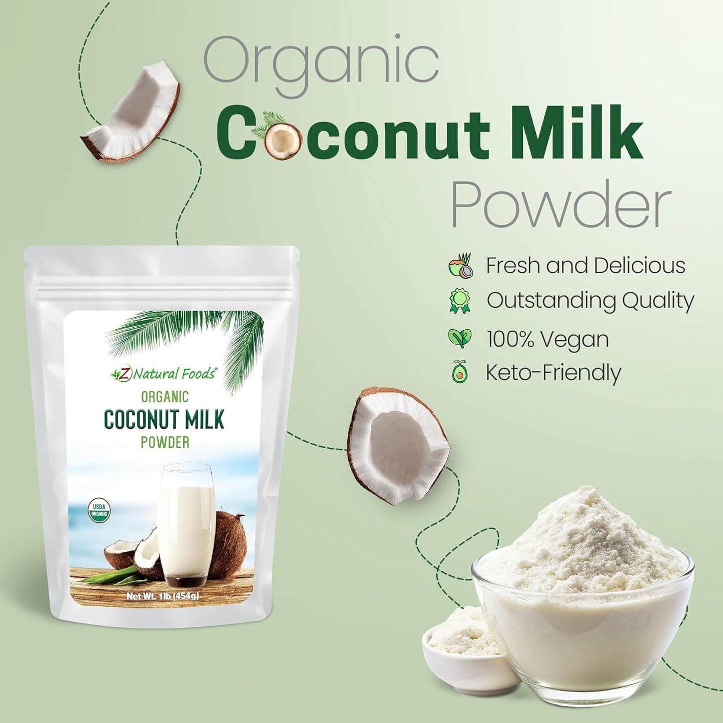 organic-coconut-milk-powder---all-natural-vegan-dairy-free-creamer-for-coffee-smoothies---gluten-free-non-gmo---1-lb-2