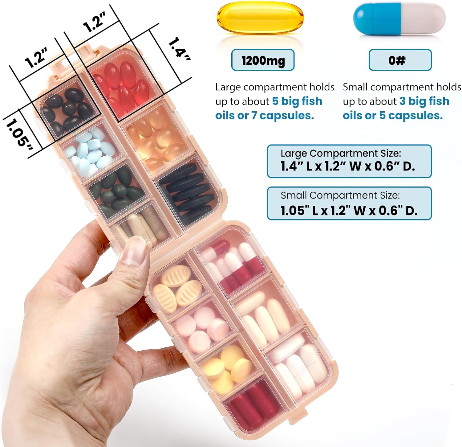 travel-pill-organizer-box-4-pack-with-labels-14-grids---medicine-case-kit-for-daily-pharmacy-pocket-container---medication-holder-dispenser-for-fish-oil-vitamin-supplement-storage-3
