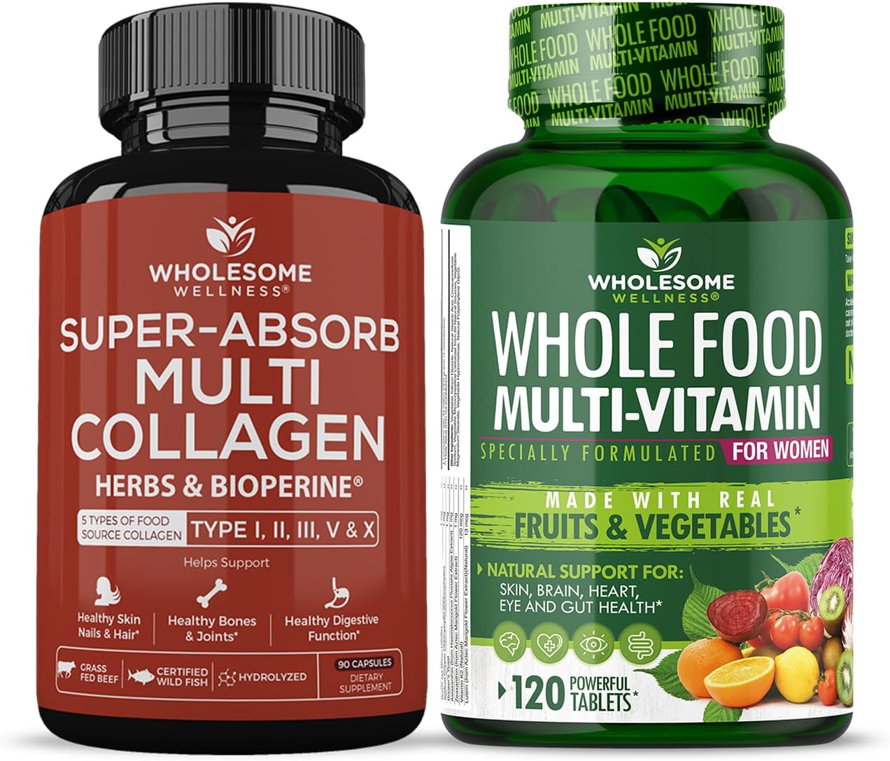organic-multi-collagen-pills-with-whole-food-multivitamin-for-women---natural-blend-of-collagen-types-i-ii-iii-v-x-herbs-minerals-and-bioperine-1