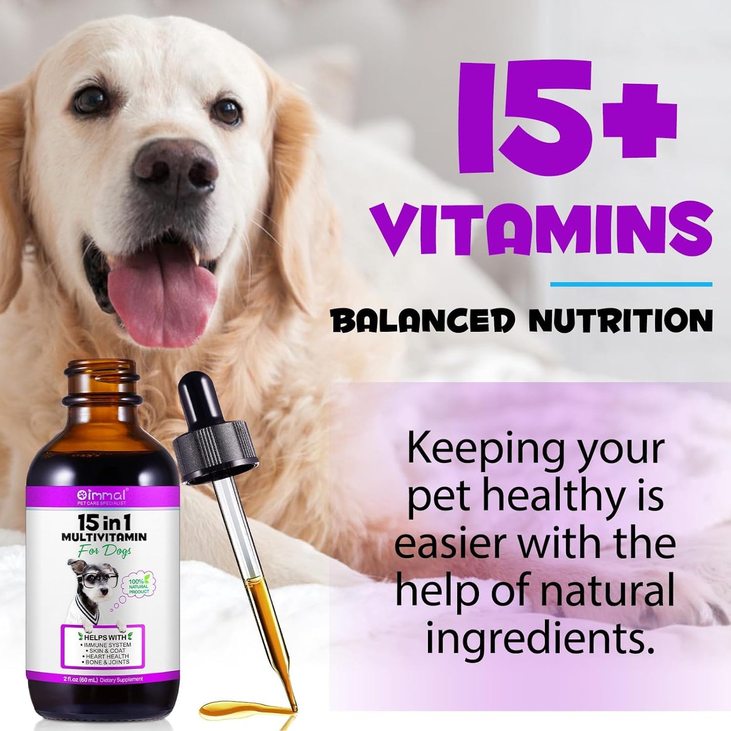 onznoz-dog-multivitamin-liquid---15-in-1-formula-for-skin-coat-heart-bones-joints---pet-supplements-for-health-wellness---2-fl-oz-3