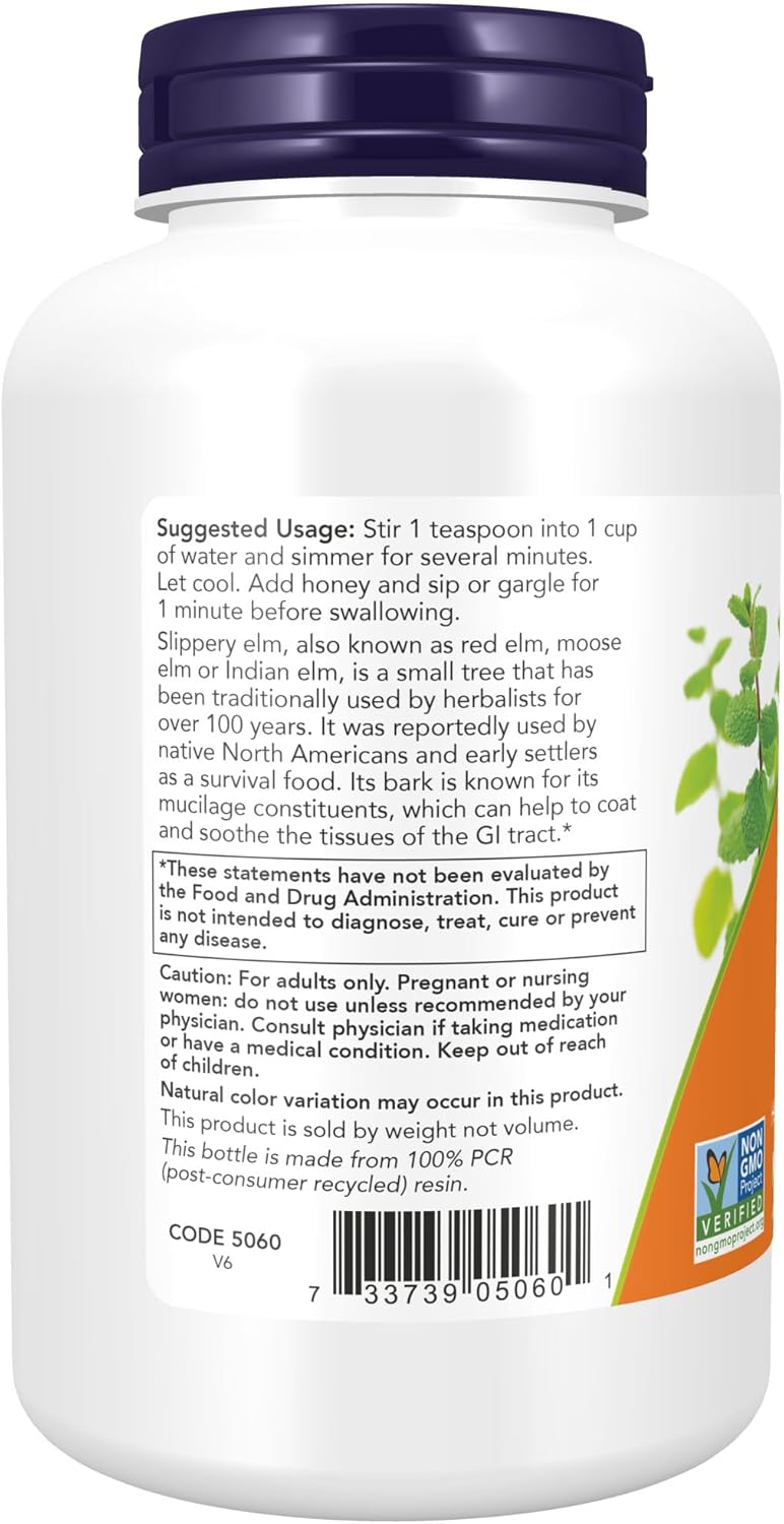 non-gmo-slippery-elm-powder-herbal-supplement---4-oz---ulmus-rubra---now-supplements-3