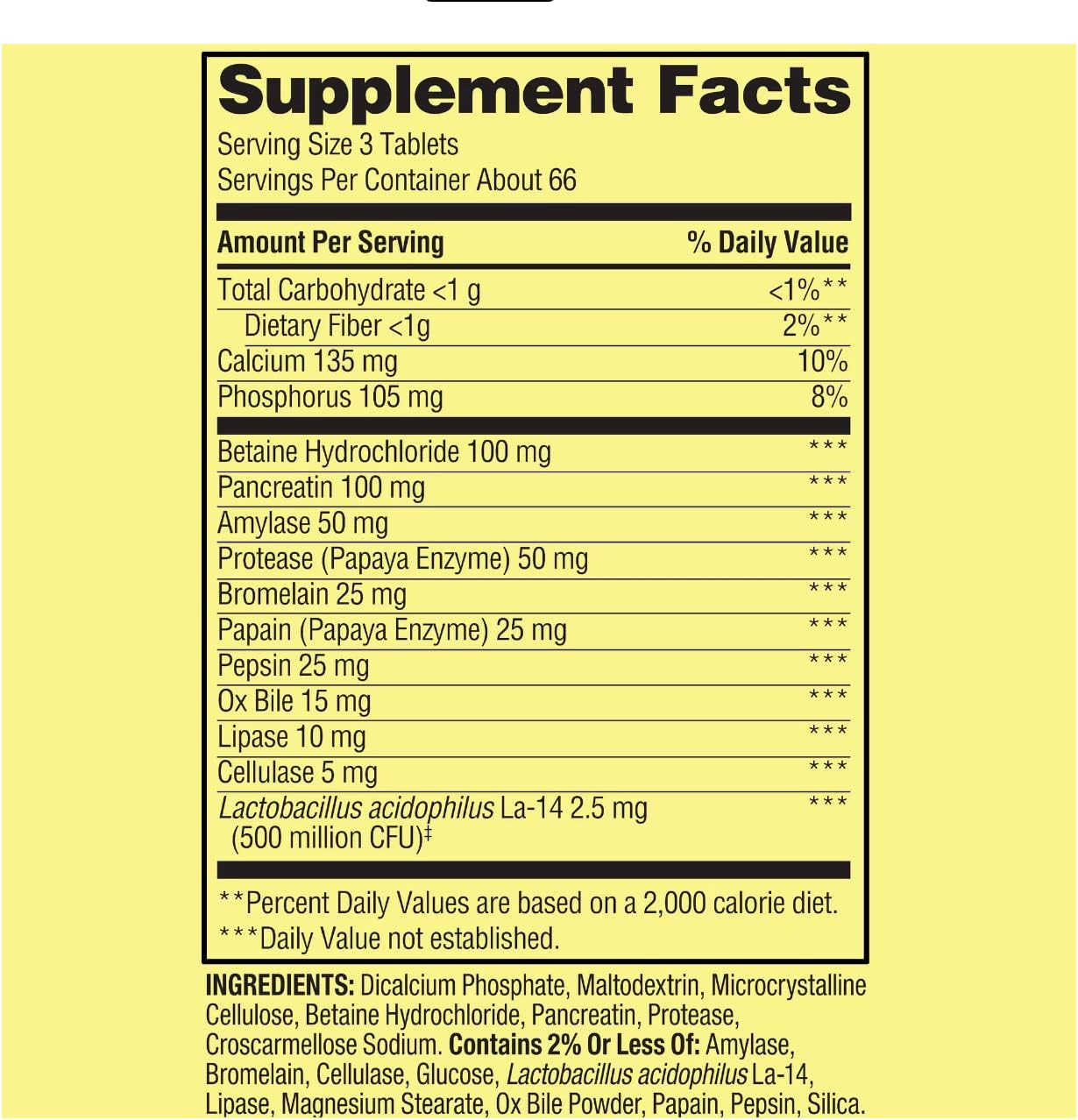 spring-valley-multi-enzyme-probiotic-tablets---200-count-bottle---digestive-health-support-supplement-2
