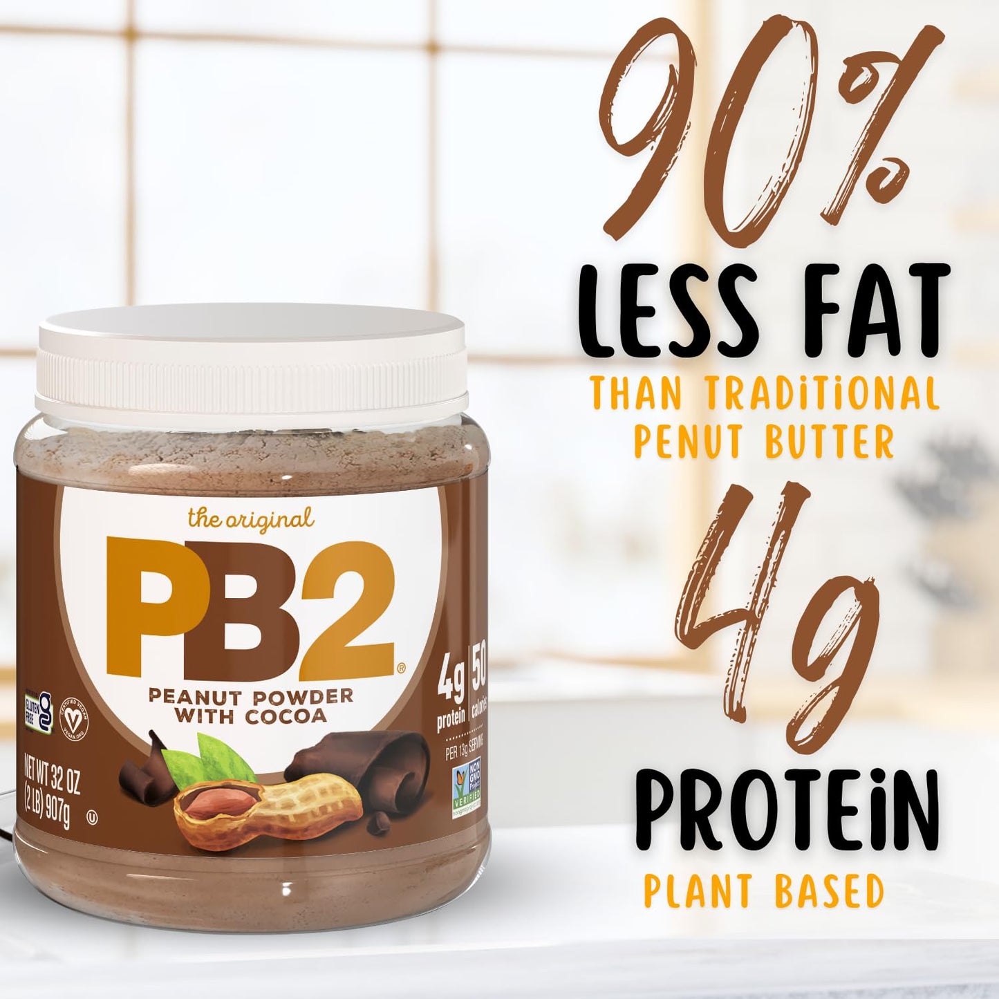 chocolate-peanut-butter-powder-with-cocoa---4g-protein-90-less-fat-gluten-free-50-calories---ideal-for-shakes-smoothies-low-carb-keto-diets-3