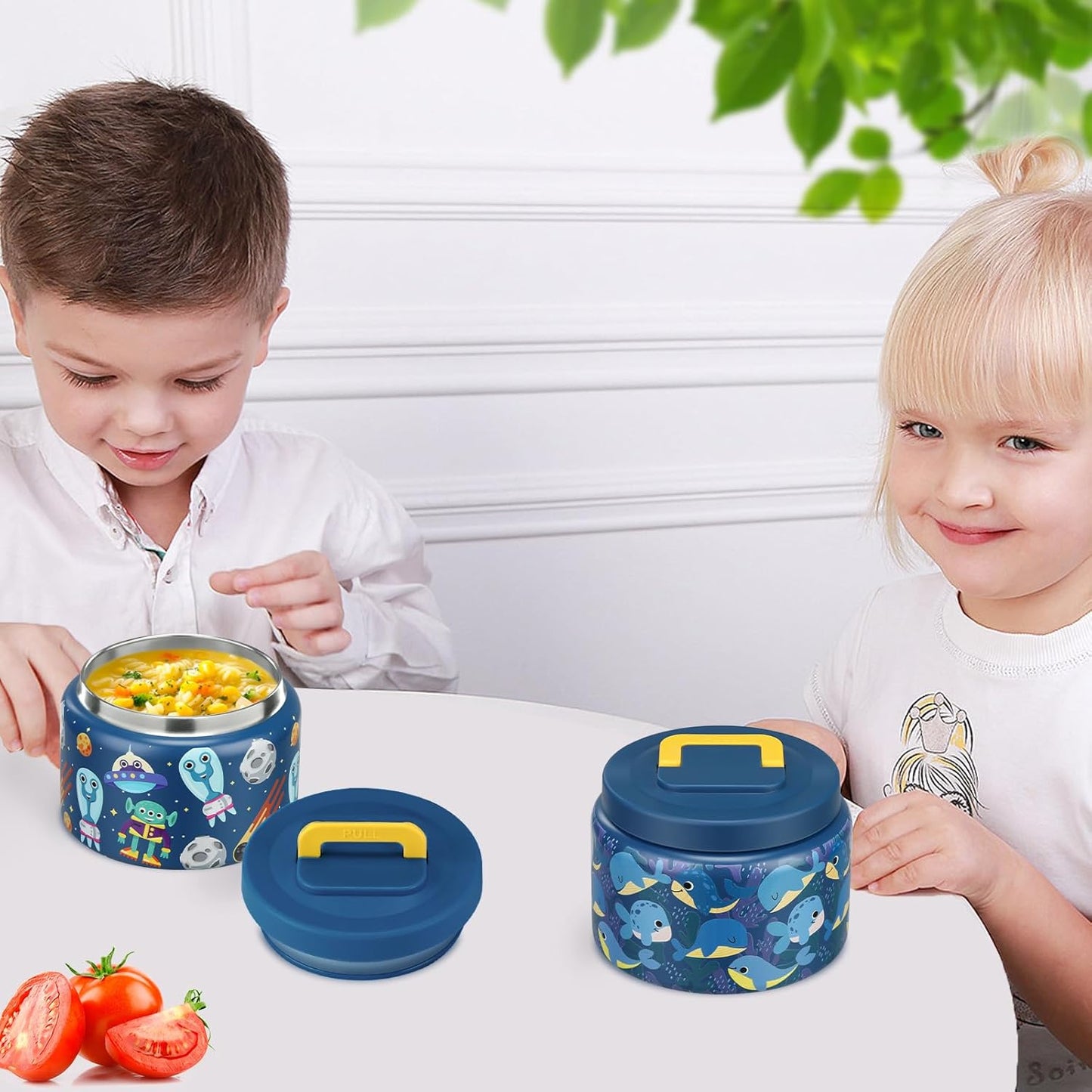 8oz-kids-stainless-steel-thermos-for-hot-and-cold-food---easy-open-wide-mouth-lunch-container-for-preschool-travel---blue-aliens-7