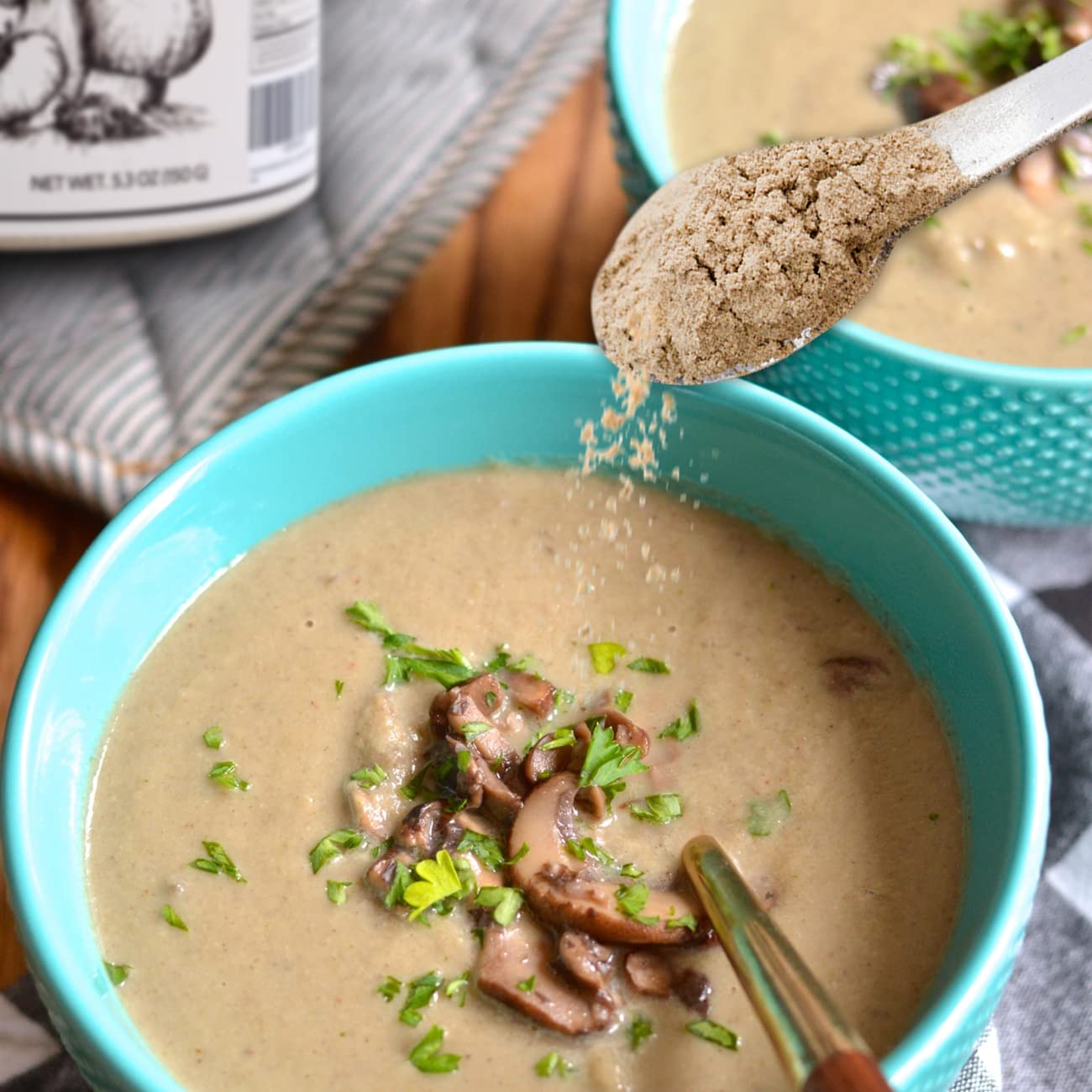 Organic Umami Seasoning with Shiitake Mushroom Powder for Cooking - 5.3 Oz - Espot.com.au