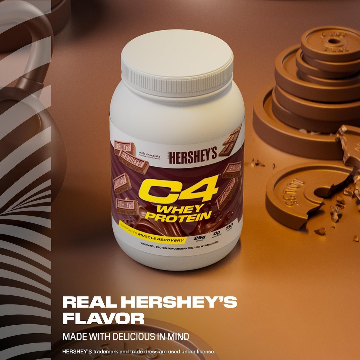 cellucor-c4-hersheys-chocolate-whey-protein-powder---25g-protein-0g-sugar-130-calories-muscle-recovery-support-66-servings-4