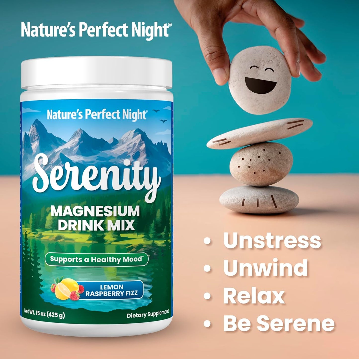 serenity-magnesium-drink-mix-powder---natures-perfect-night-formula-for-relaxation-sleep-heart-health---vegan-non-gmo-gluten-free-sugar-free---15-oz-4