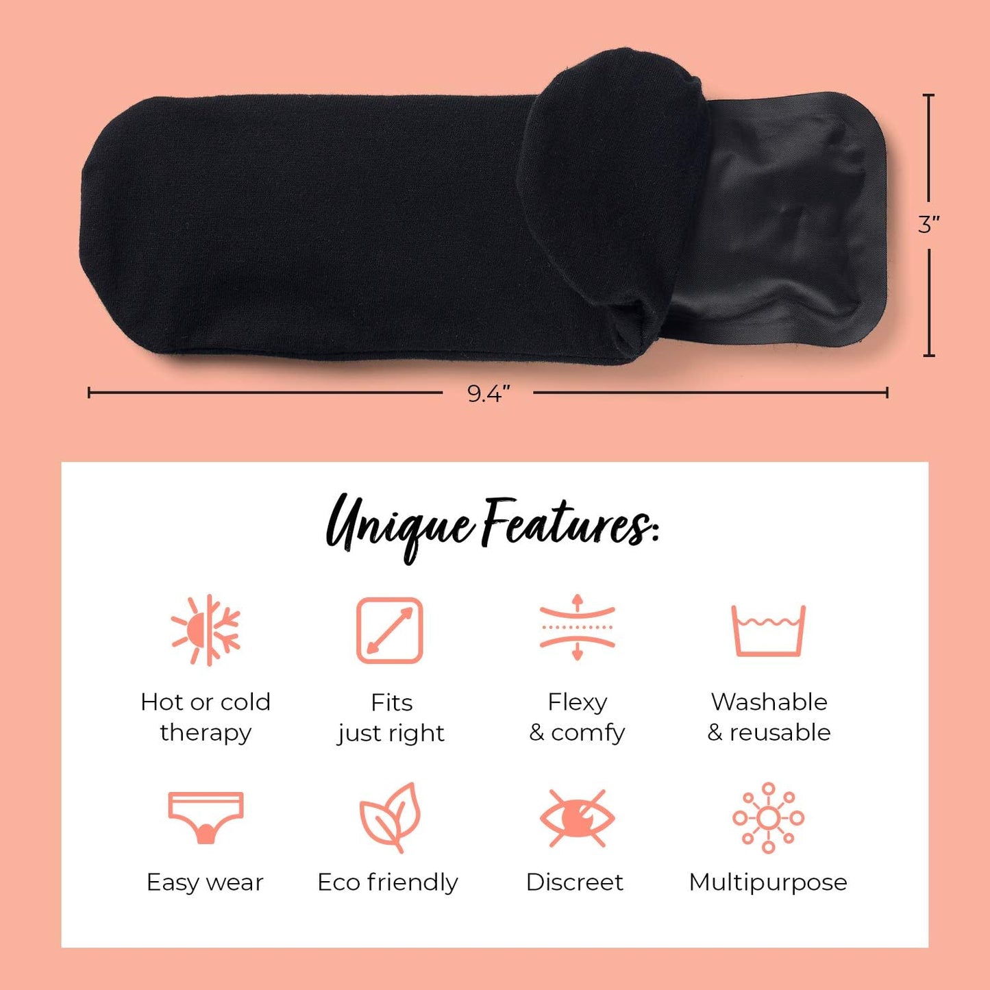 hot-cold-perineal-ice-pack-with-4-washable-sleeves-carry-bag---ideal-for-postpartum-pain-hemorrhoids-c-section-scar-breastfeeding-waxing-more-5