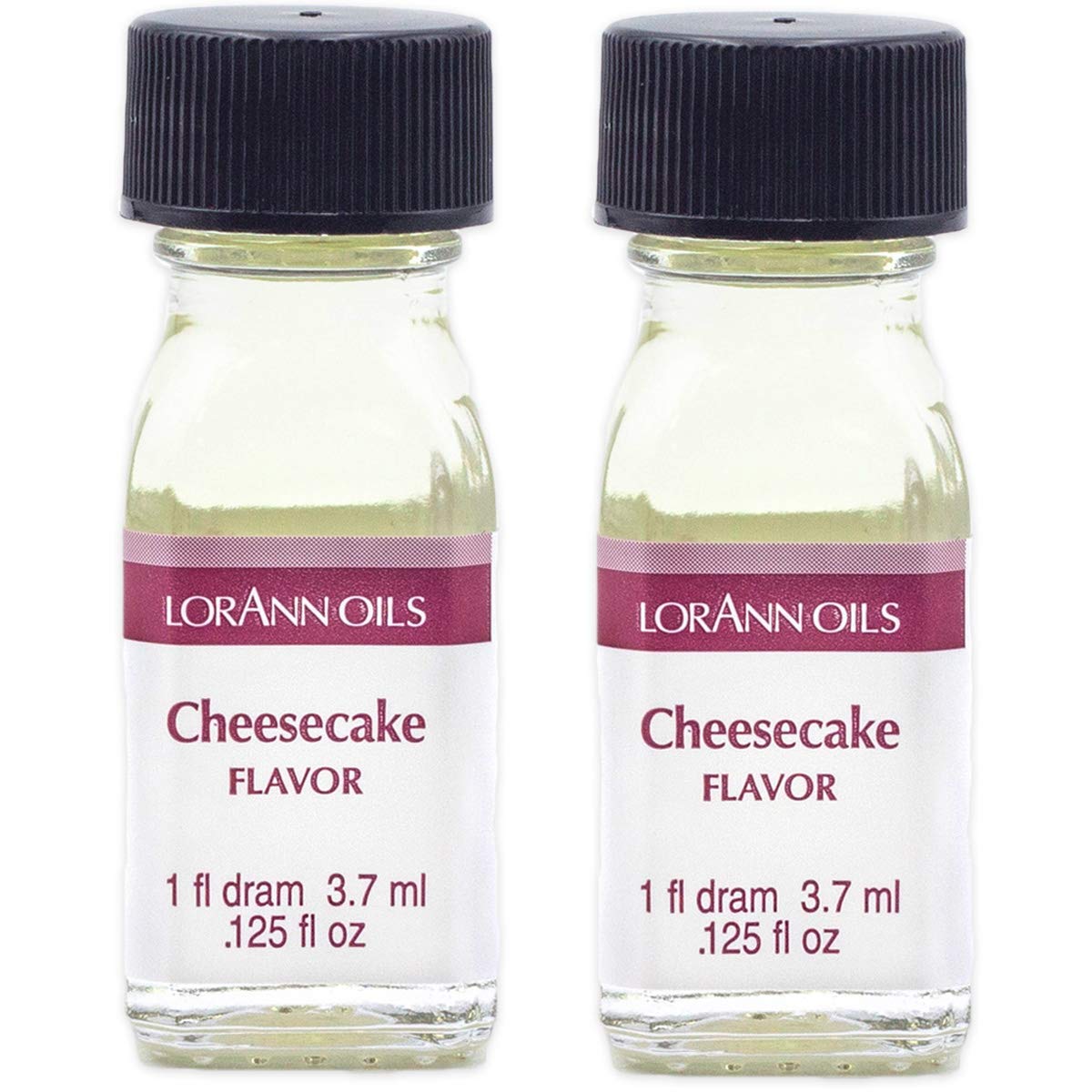 lorann-oils-super-strength-flavoring-cheesecake-pack---natural-flavor-oils-for-candy-making-baking---bold-flavors-4x-stronger-than-extracts---0125-fl-oz-pack-of-2-1