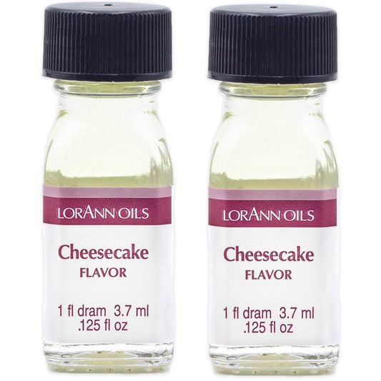 lorann-oils-super-strength-flavoring-cheesecake-pack---natural-flavor-oils-for-candy-making-baking---bold-flavors-4x-stronger-than-extracts---0125-fl-oz-pack-of-2-1