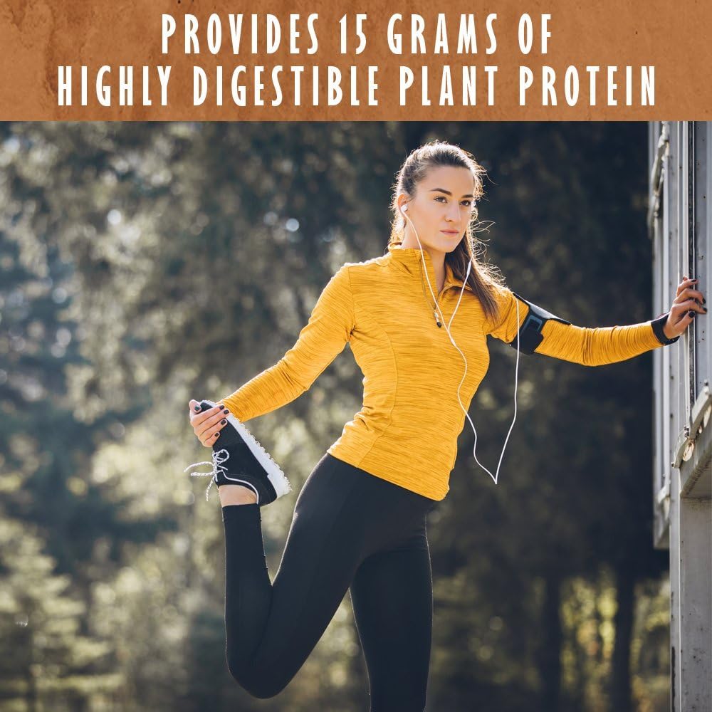 organic-plant-protein-smooth-chocolate-powder---vegan-gluten-free-shake-with-probiotics---15g-protein-10-servings-2