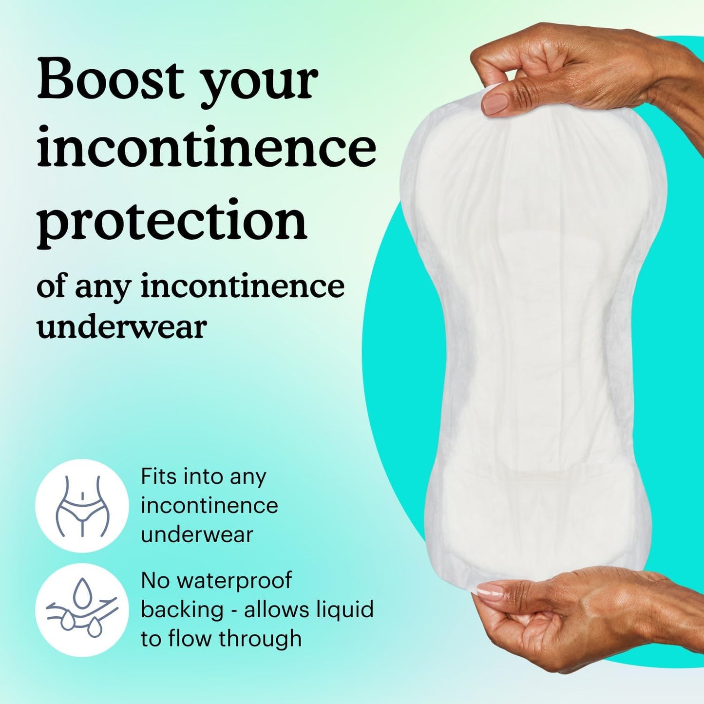 premium-incontinence-booster-pads---adds-extra-absorbency-to-adult-diapers---super-soft-with-adhesive-strip-backing---unisex---20-count-3