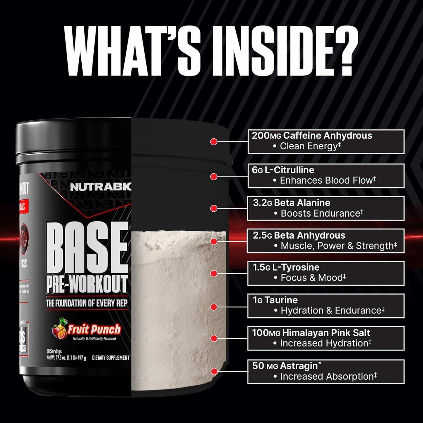 nutrabio-base-pre-workout-powder---boost-energy-mental-focus-endurance---fruit-punch-flavor---30-servings---for-men-and-women-6