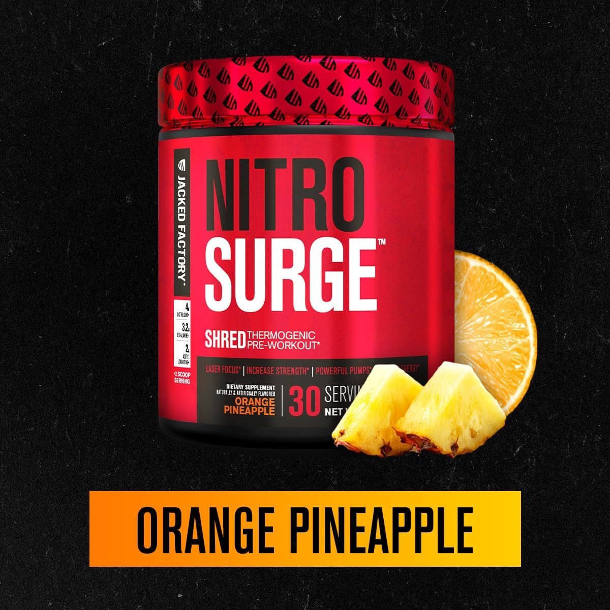 nitrosurge-shred-pre-workout-supplement---energy-booster-strength-gains-focus-pumps---nitric-oxide-booster-preworkout-powder---30-servings-orange-pineapple-flavor-3