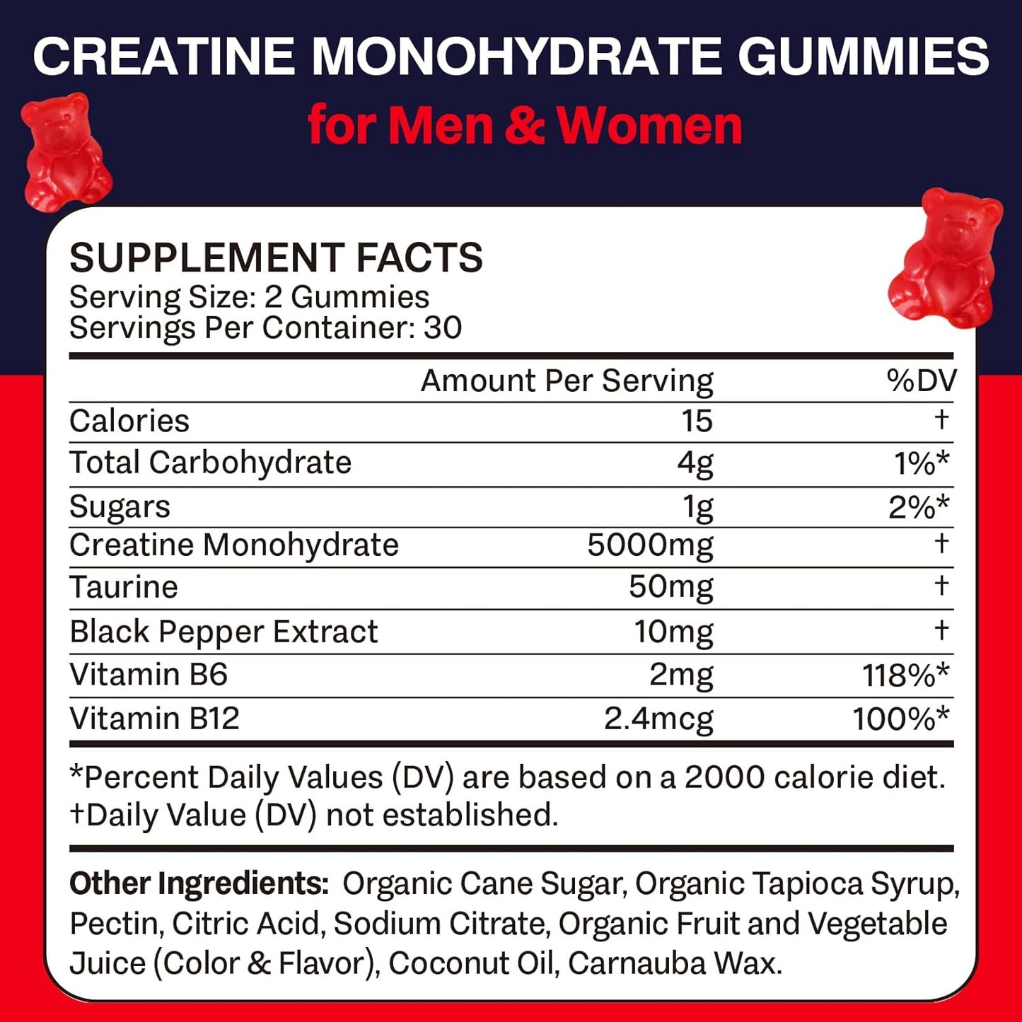 trupretty-creatine-monohydrate-gummies---5g-chewable-pre-workout-energy-supplements-with-taurine-b6-for-strength-muscle-growth-endurance---men-women---2-bottles-2