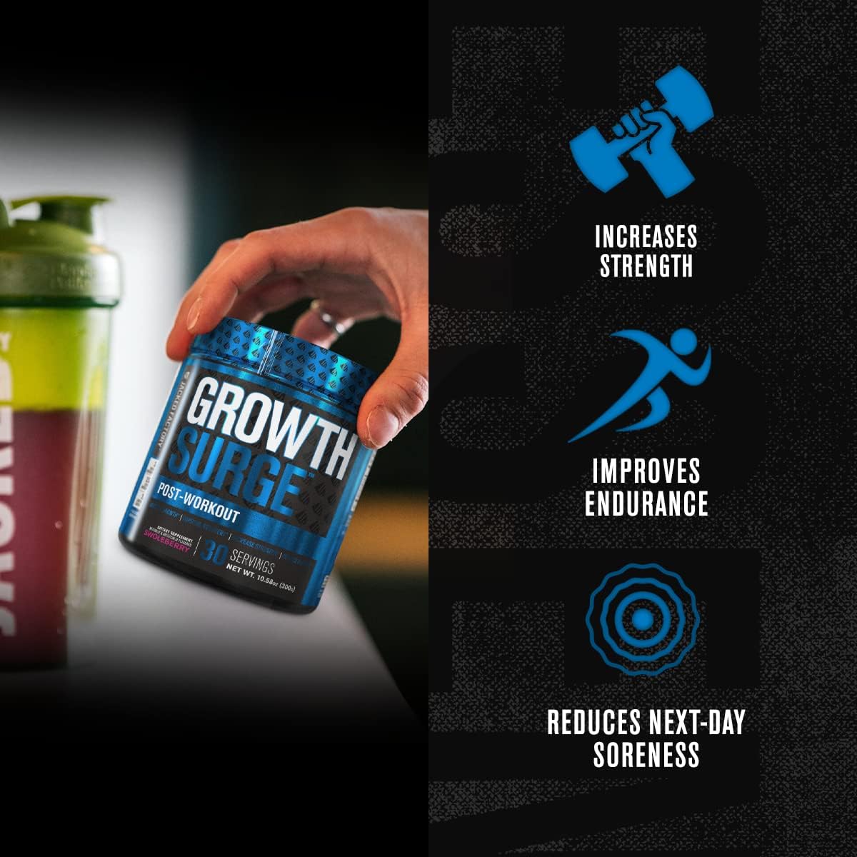 growth-surge-creatine-post-workout-supplement-with-l-carnitine---muscle-builder-recovery-aid---30-servings-fruit-punch-flavor-3