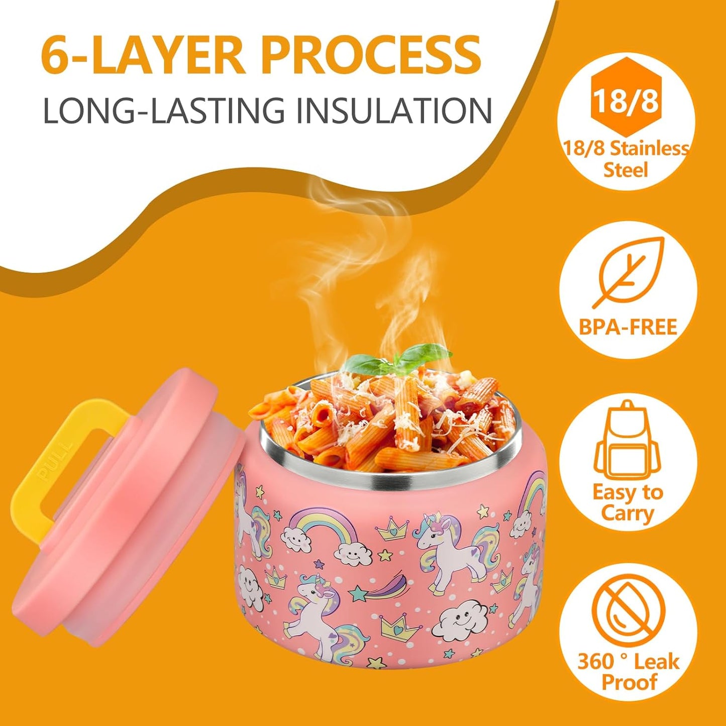 8oz-kids-thermo-stainless-steel-lunch-container-for-hotcold-food---easy-open-wide-mouth-perfect-for-preschool-travel---pink-unicorns-4