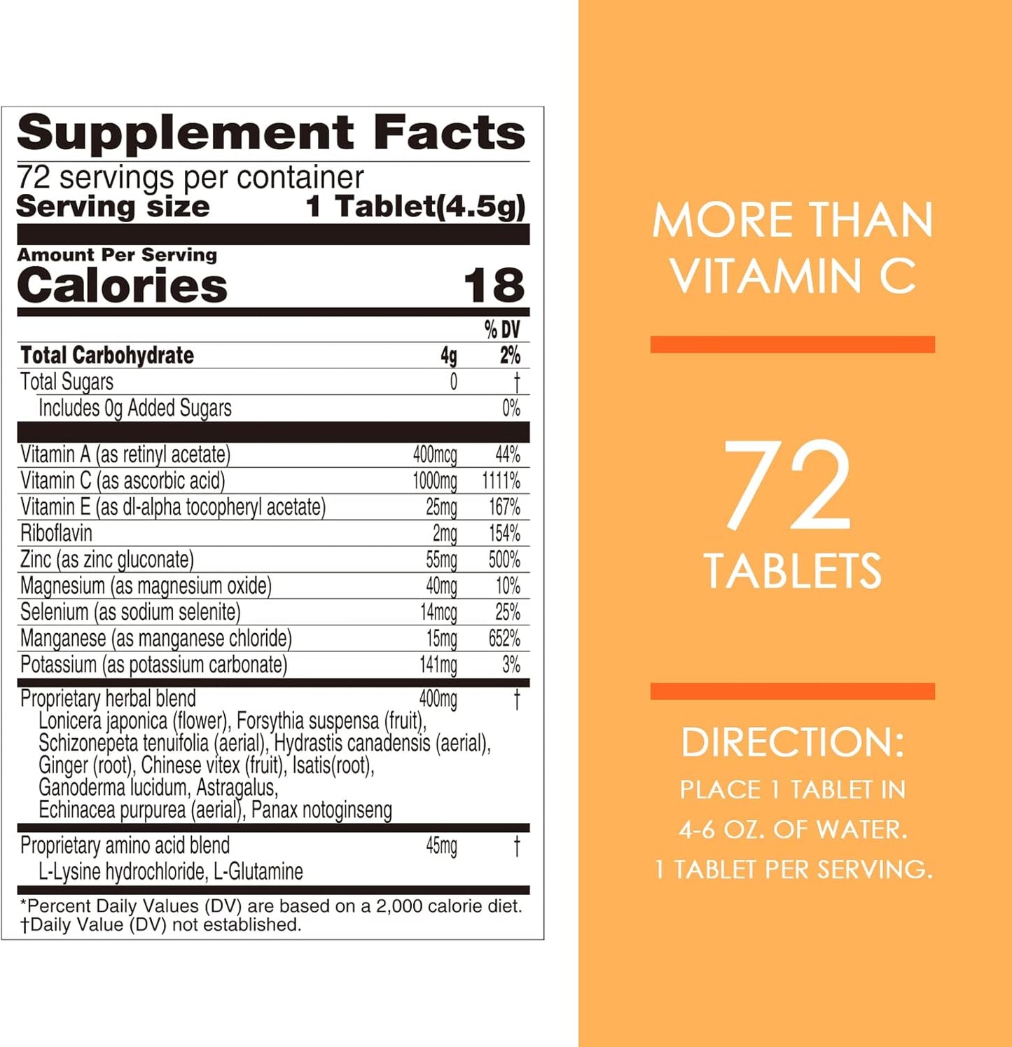 immune-support-effervescent-tablets-with-over-20-vitamins-herbs-minerals---orange-flavor-1000mg-vitamin-c-vitamin-a-e-zinc-selenium-echinacea-ginger---72-count-8