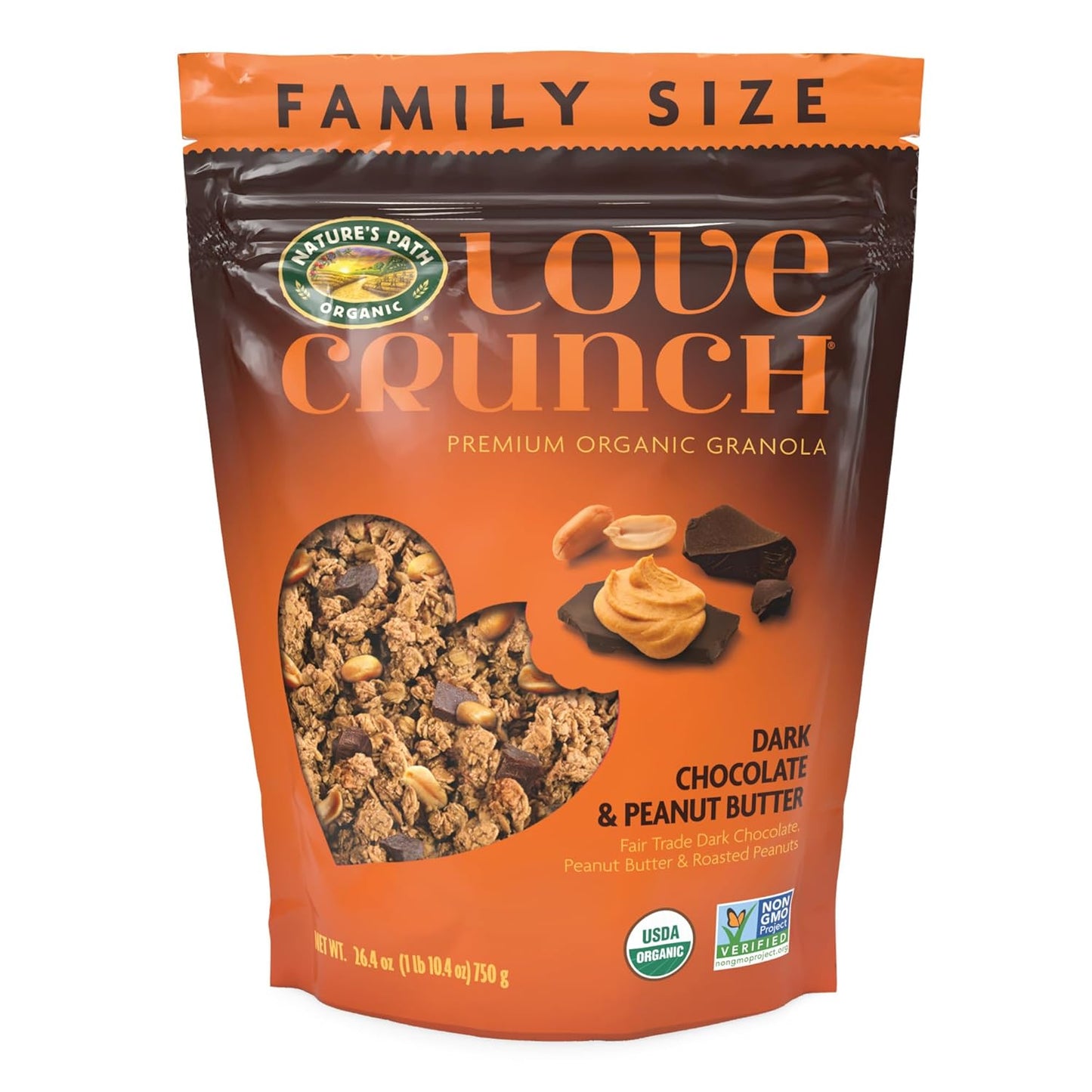 natures-path-love-crunch-organic-dark-chocolate-peanut-butter-granola---264-oz---non-gmo-fair-trade-1