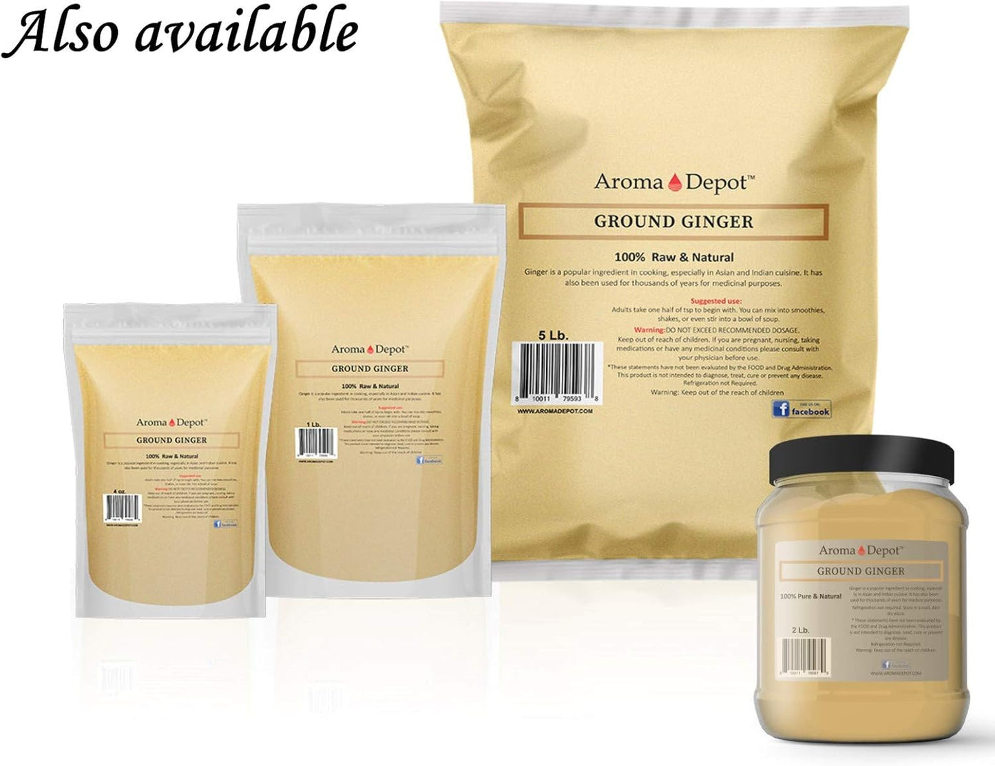 5-lbs-raw-ginger-powder---natural-keto-vegan-vitamin-c-rich-root-for-food-tea-juice-coffee---non-gmo-gluten-free---from-india-4