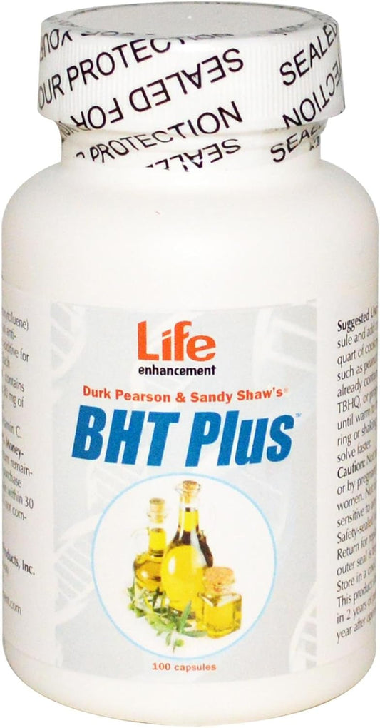 Durk Pearson & Sandy Shaw's BHT Plus Capsules for Life Enhancement - 100 Count - Espot.com.au