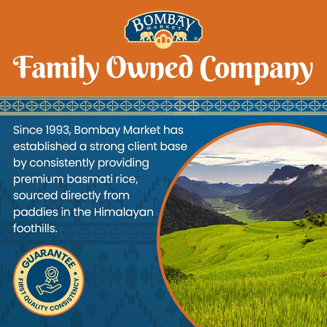 4lb-bombay-market-brown-basmati-rice---fragrant-long-grain-basmati-rice-with-nutty-flavor---aromatic-basmati-rice-for-cooking-8