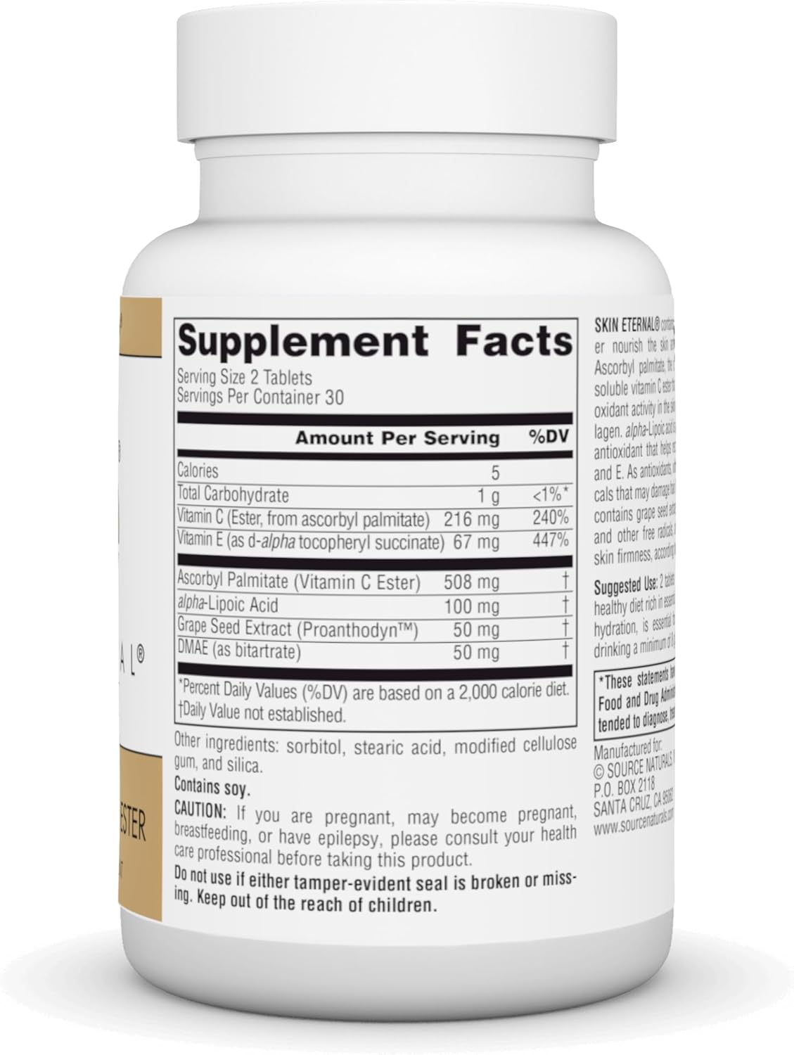 skin-eternal-tablet-with-dmae-alpha-lipoic-acid-and-vitamin-c-ester---60-tablets-for-anti-aging-and-skin-health-2
