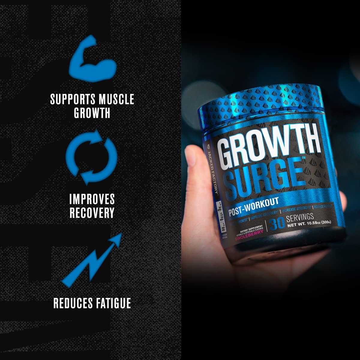 growth-surge-creatine-post-workout-supplement-with-l-carnitine---muscle-builder-recovery-aid---30-servings-fruit-punch-flavor-8